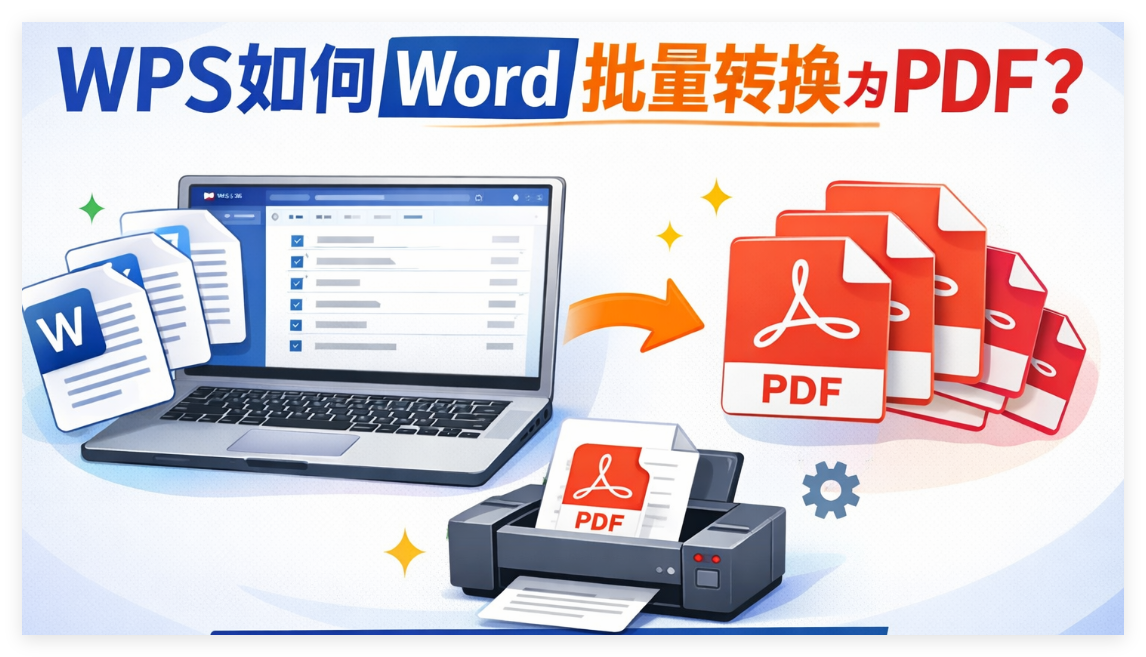 WPS Word批量转PDF