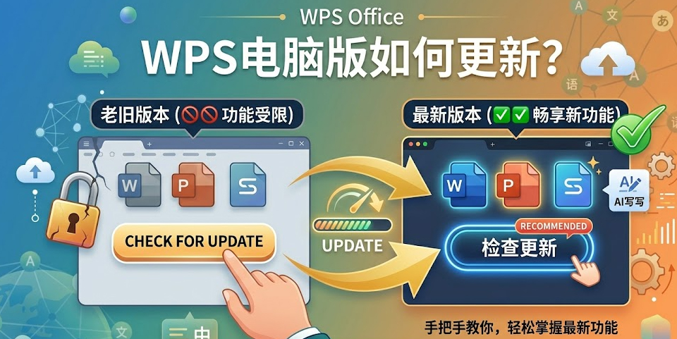 WPS电脑版如何更新