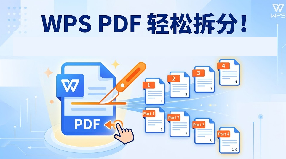 WPS PDF怎么拆分为多个文件